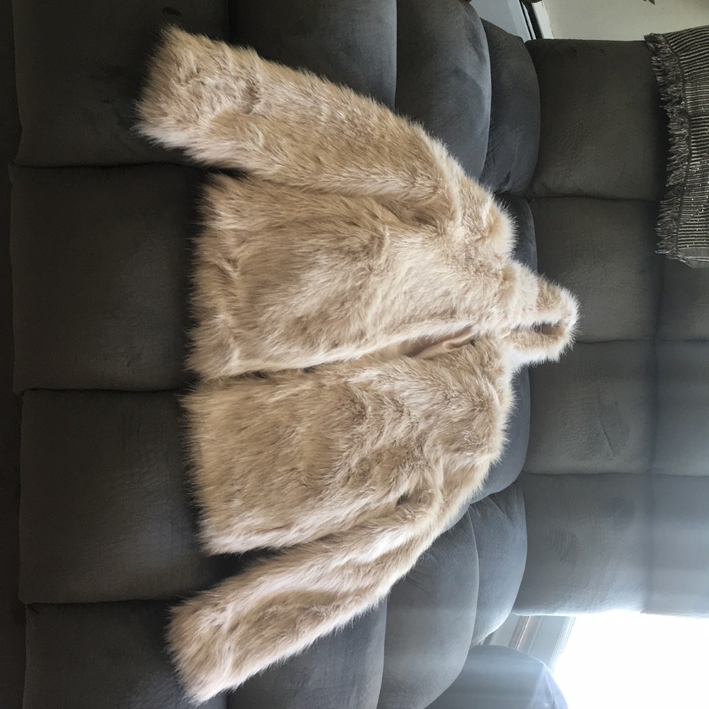 H&M Fur Hooded Jacket